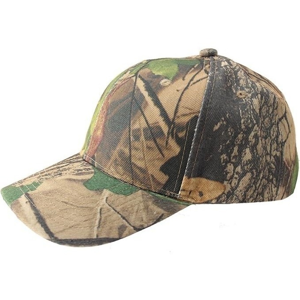 Camouflage Hunting Green Woodland Leaf Trucker‎ Cap Hat
